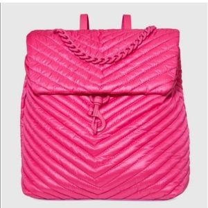 Rebecca Minkoff Pink Quilted Backpack